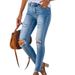 Women's Clothing Washed Tearing Leggings Women's Jeans Pants_mkmklike.com