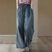 European American Style Vintage Jeans Women's Summer Wide Leg Casual Loose Spring And Autumn Straight Long Pants Women_mkmklike.com