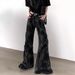 Men's Clothing Micro Flared Men's High Waist Niche Design Jeans High End Ins_mkmklike.com