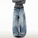Men’s American Retro Whiskered Jeans – Relaxed Wide Leg Denim Pants | Vintage Washed Blue | Straight Fit Cotton Trousers_mkmklike.com
