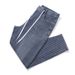 Spring And Summer New Large-size Men's Clothing Line Color Matching High-elastic Small Straight Jeans Men's Drawstring Waist Hard-grain Men's Pants_mkmklike.com