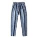 Spring And Summer Thin Jeans Men's Trendy Loose Straight Dad Pants Plus Fat Plus Size Wide Leg Jeans Men's Foreign Trade_mkmklike.com