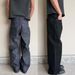 Retro Washed Distressed Patchwork Jeans Straight Leg Trousers Mid Waist Zipper Fly Men Women Casual Normcore Autumn Winter Streetwear Black Gray_mkmklike.com
