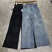 Women's Slimming Stretchy Denim Jeans American Style Floral Rhinestones Wide Leg Straight Leg Fashionable New Spring Design_mkmklike.com
