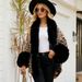 Women's Clothing autumn and winter rex rabbit fur warm thickened cloak shawl coat women_mkmklike.com