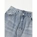 Men's Clothing Washed Jeans Retro Flared Straight Pants_mkmklike.com