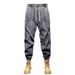 Men's Clothing Japanese Retro Casual Fashion Brand Men's Jeans Spring Youth Loose Denim Trousers Solid Color Cuff Men's Pants_mkmklike.com