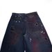 Vintage Washed Distressed Denim Jeans For Men & Women – Retro Faded Ripped Wide Leg Pants With Color Blocking & High Waist_mkmklike.com