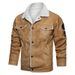 Jacket for New Flip Collar Large Leather and Fur Integrated Men's Coat_mkmklike.com