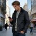 European Size In Stock, New 2025 Spring/autumn Model, Foreign Trade Independent Station Men's Solid Color Zipper_mkmklike.com
