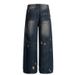 2025 American Style Washed Distressed Ripped Jeans For Men And Women Loose Straight Wide-Leg Floor-Length Pants_mkmklike.com
