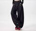 Japanese Trendy Loose Cartoon Embroidery Scimitar Jeans For Men And Women, American Vintage Washed Wide-leg Casual Pants For Men_mkmklike.com