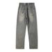Factory Direct Sales New Retro American Jeans Men's Mud Yellow Elastic Waist Sports Jeans Large Size Straight Pants_mkmklike.com
