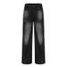 Men's Clothing High Street Retro Rhizome Print Wide Leg Jeans Washed And Distressed Loose And Versatile Straight Leg Floor Length Trousers Trend_mkmklike.com