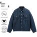 Pulse Pulse FHKE European And American Style Retro Washed High Street Men's Jacquard Full Print Autumn Comfortable Soft Denim Jacket_mkmklike.com