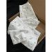 Floral Print High-Waist Wide-Leg Jeans – Summer Lightweight Denim Pants With Flowy Fit (White, S-Xl)_mkmklike.com