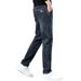 Trendy Brand Men's Jeans Spring And Autumn Straight Loose Trousers 2025 New Slim-fit Elastic Casual Denim Trousers_mkmklike.com