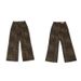 Men's Retro Leopard Print Cargo Jeans - High Waist Loose Fit Drop-Crotch Streetwear Pants For Casual & Hip-Hop Style_mkmklike.com