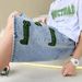 Denim Shorts Trendy Brand Retro Towel Embroidered Letter Sports Five-point Pants Men's And Women's Street Loose And Versatile Casual Shorts_mkmklike.com
