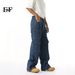 EF JEANS | 2025 Spring New American Street Retro Multi-Pocket Wide Leg Tooling Jeans Casual Pants_mkmklike.com