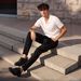 Men's Slim Straight Leg Denim Trousers For Summer Fashionable Style Jeans For Men_mkmklike.com