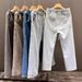 Men's American Style Elastic Waist Jeans Casual Wide Leg Trousers Comfortable High Street Retro Straight Leg_mkmklike.com