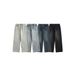 CATTEE Men's Classic Washed Straight Leg Jeans Relaxed Fit Versatile Casual Denim Pants_mkmklike.com