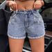 Women's Clothing INS Casual Curling Tassel Jeans Shorts_mkmklike.com