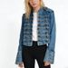 Heavy Industry Locomotive Short Jacket Women's Tide Spring And Autumn Winter New Thin Stand-up Collar Long-sleeved Denim Jacket Top_mkmklike.com