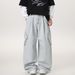 Men's Distressed Washed Cargo Jeans Side Pocket Loose Fit Straight Leg Trousers Autumn Style Trendy_mkmklike.com