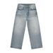 Men's Korean Style Washed Straight Loose Fit Vintage Distressed Denim Pants For Casual Streetwear_mkmklike.com