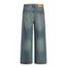 Washed Jeans For Men, Distressed Vintage Punk Style, Loose Wide-Leg Straight Pants, American Street Fashion Dad Pants_mkmklike.com
