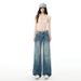 2026 Spring Low-Waist Washed Loose Straight American Retro Jeans For Women, Winter Casual Pants_mkmklike.com