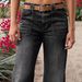 Mid-Rise Straight Leg Jeans For Women - Stretchy High Elastic Denim Pants (Black) | Trendy & Comfortable_mkmklike.com