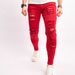 Men's Clothing Men's Simple Solid Color Skinny Pocket Jeans Men's Casual Skinny Jeans Pants_mkmklike.com