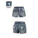 Women's Western Style Skull Embroidered Denim Shorts Slimming Hot Pants Washed Edges Cross Border in Stock_mkmklike.com