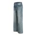 American Washed Casual Jeans For Men And Women, Street Style Loose Wide-Leg Draped Straight Versatile Floor-Length Pants_mkmklike.com