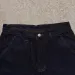Men's Shorts Fashion Street Styl Harem Jeans COTTON Summer Harajuku Hip Hop Unisex Men Women Casual Loose Pant Dark Blue_mkmklike.com