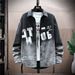 Men's Clothing Spring And Autumn New Loose Print Boys Retro Tops Jacket_mkmklike.com