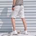 Men's Clothing Fashion Solid Color Denim Shorts Men's Casual Ripped Pants Washed Beach Pants Brushed Shorts Men_mkmklike.com