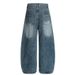 Autumn New Dachshund Dog Embroidery Washed Scimitar Jeans For Men And Women 2025 Loose Vintage Wide-Leg Pants_mkmklike.com