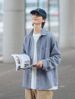 K Men's Denim Shirt New Product Long Sleeved Loose And Versatile Shirt Jacket_mkmklike.com