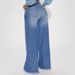 Women's Clothing Wide Leg Jeans For Women Oose Jeans Street Washed Jeans_mkmklike.com