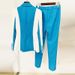 Women's Clothing 2024 new celebrity fashion contrast color matching one button suit skinny pants suit two piece set_mkmklike.com