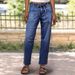 Women's Distressed Stretch Banana Jeans Casual Cropped Carrot Style Denim Pants European American Fashion Spring Autumn Summer_mkmklike.com