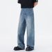 Men's Clothing Distressed Washed Straight-Leg Jeans For Men & Women, Vintage Denim With Slight Stretch, Relaxed Fit For Casual & Streetwear (S-3XL)_mkmklike.com