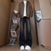 Men's Trendy Deconstructed Patchwork Jeans Loose Straight Leg High Street Style Vibe Cool And Slimming Slightly Flared_mkmklike.com
