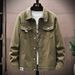 Loom Denim Trendy Brand European And American Style Loose Short Men's Top Fashion 2024 Spring Retro Jacket_mkmklike.com