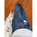 Women's High-Waisted Slimming Stretchy Flared Jeans Stylish Split Hem Flattering Plus Sizes For Spring Autumn Not Clingy_mkmklike.com