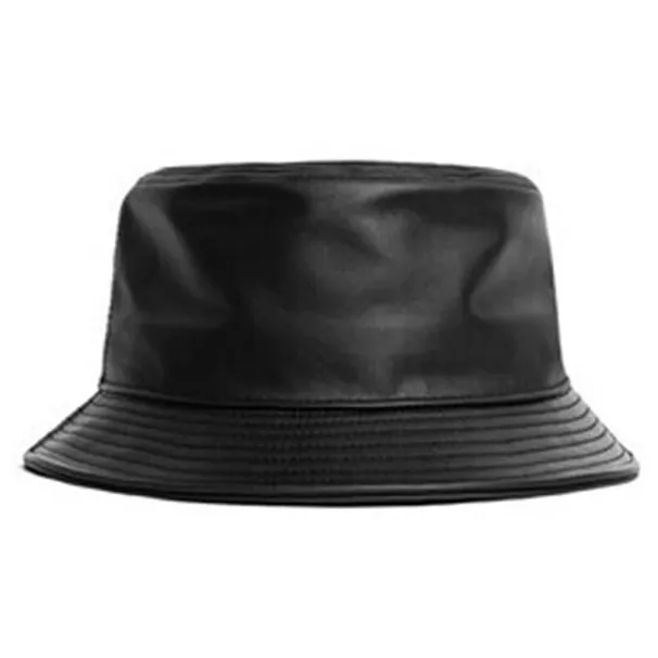 Hot Sale 2024 Fashion Leather Fishing Cap Brand Casual Bucket Hat Outdoor Cool Sunscreen Fisherman Hats Street Hip Hop Caps_mkmklike.com